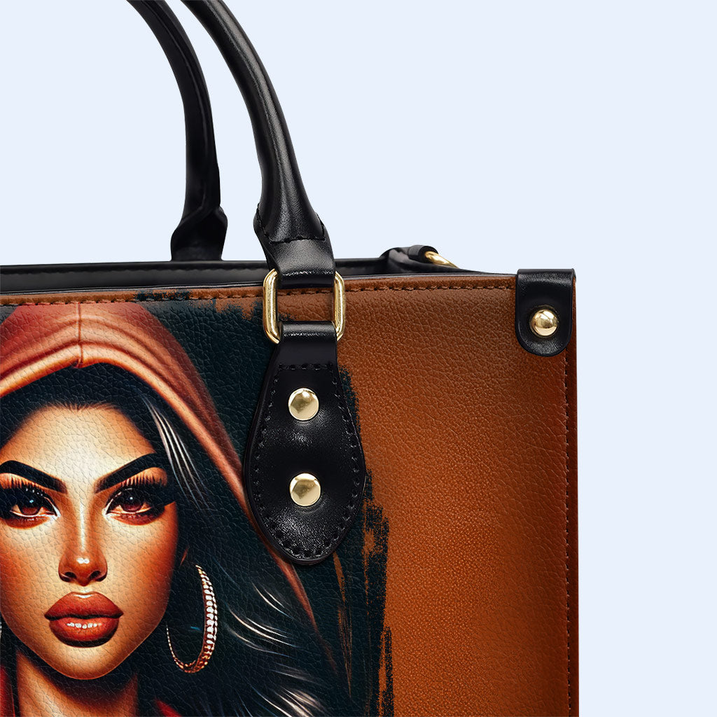 J'ai dit ce que j'ai dit - Sac à main en cuir personnalisé - HG47