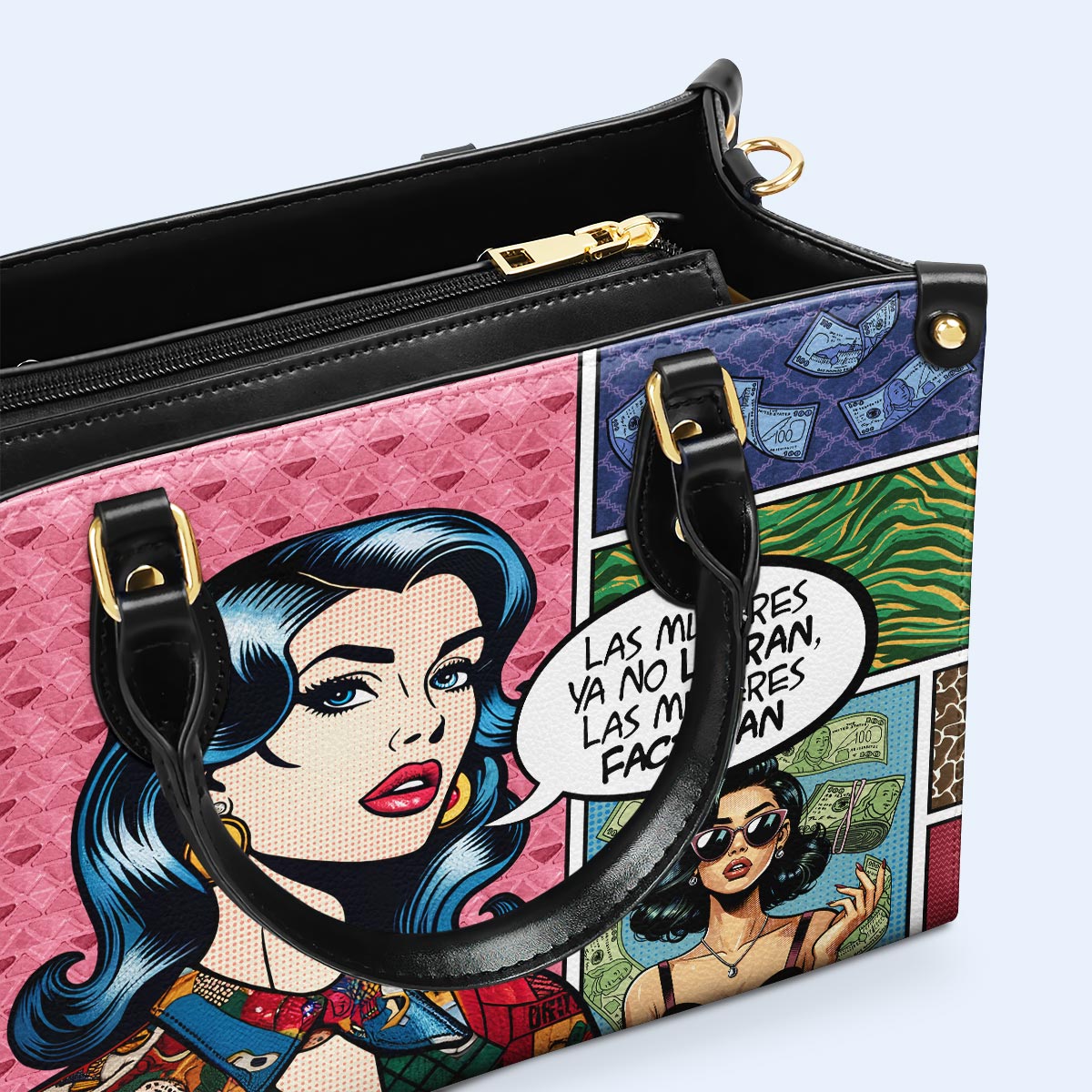 Las Mujeres Facturan - Sac à main en cuir personnalisé - HG51