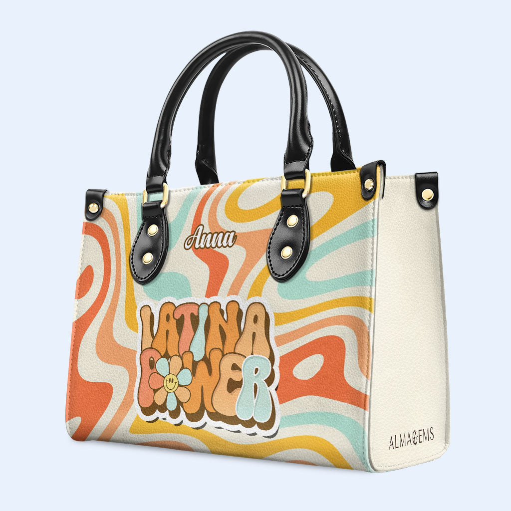 Pick Your Style - Mujer Fuerte - Personalized Custom Leather Handbag - HG55