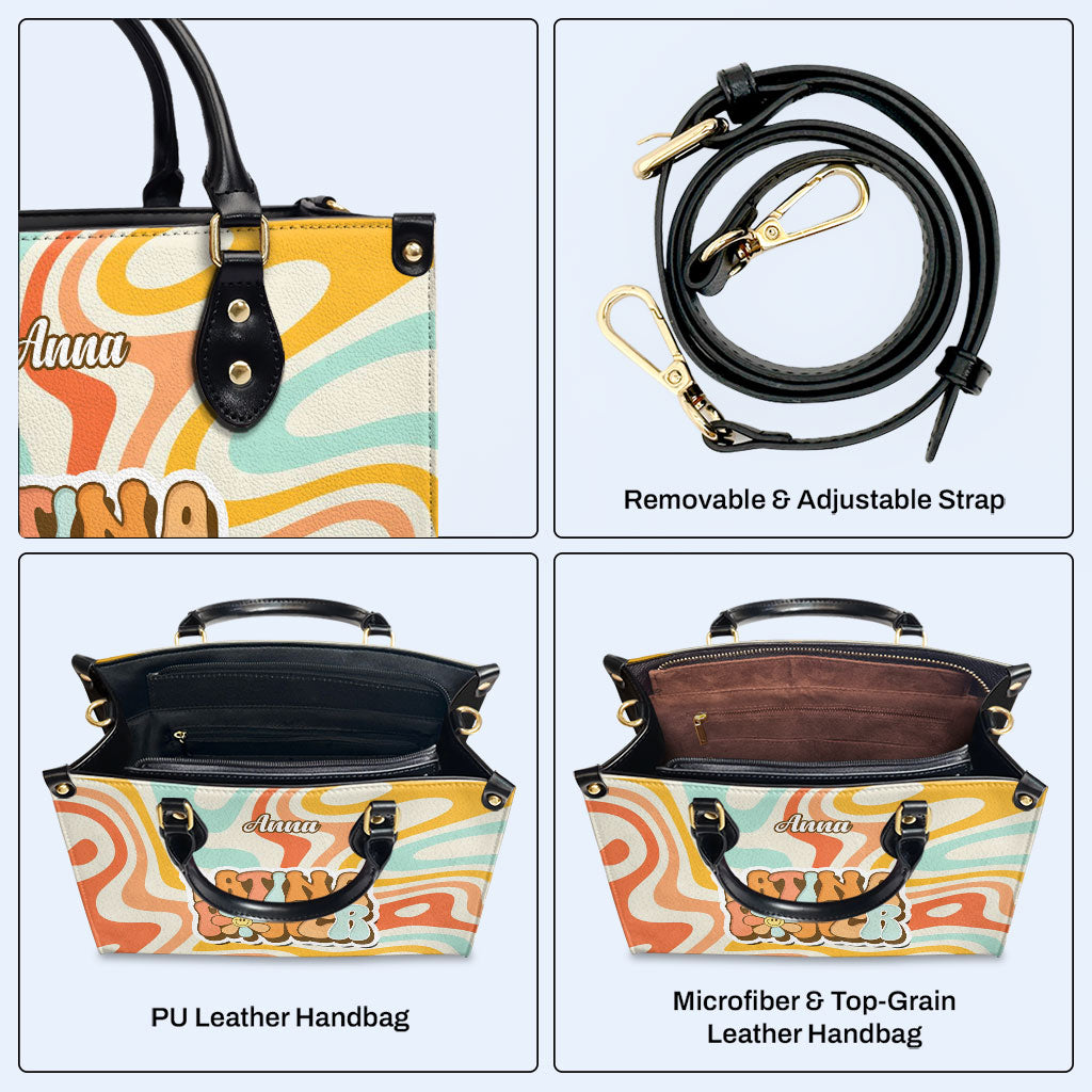 Pick Your Style - Mujer Fuerte - Personalized Custom Leather Handbag - HG55