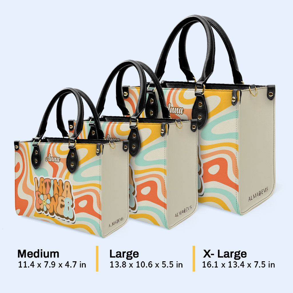 Pick Your Style - Mujer Fuerte - Personalized Custom Leather Handbag - HG55
