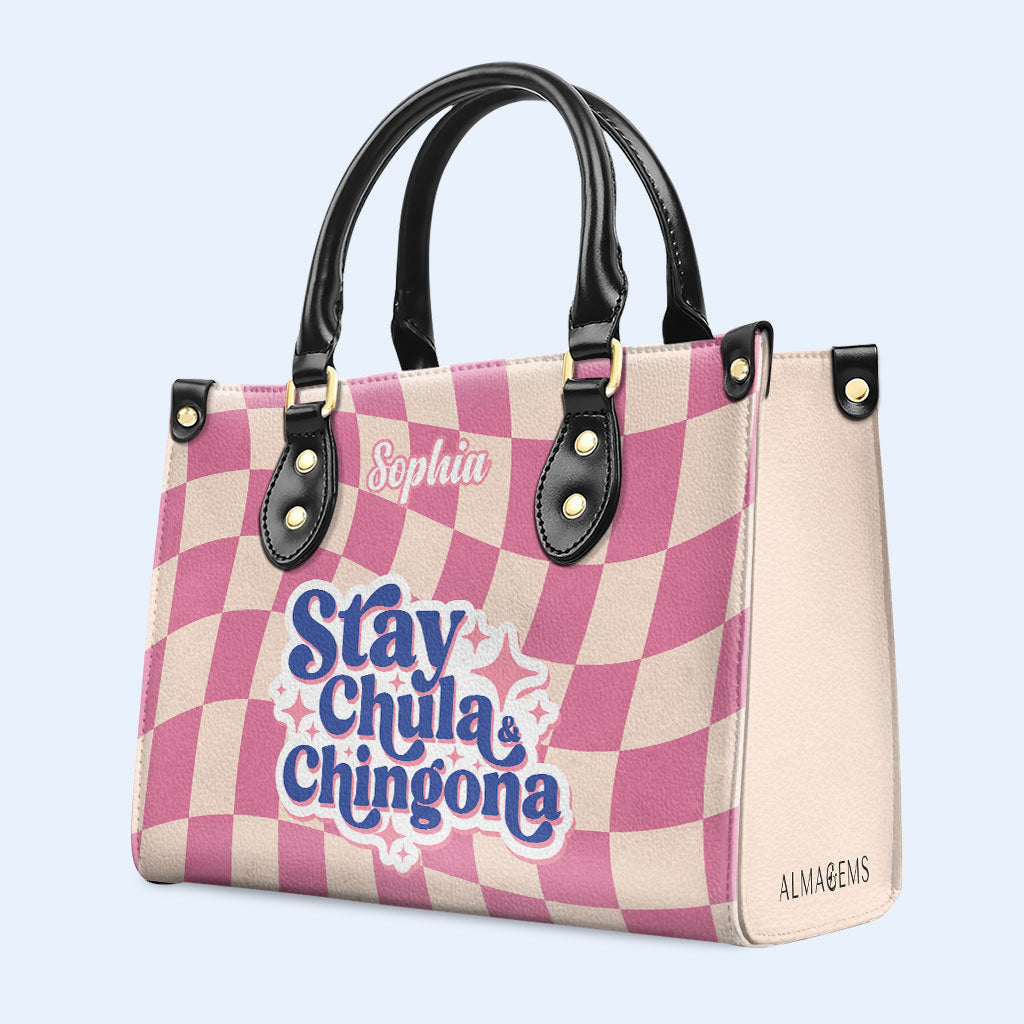Choisissez votre style - Mujer Fuerte - Sac à main en cuir personnalisé - HG56