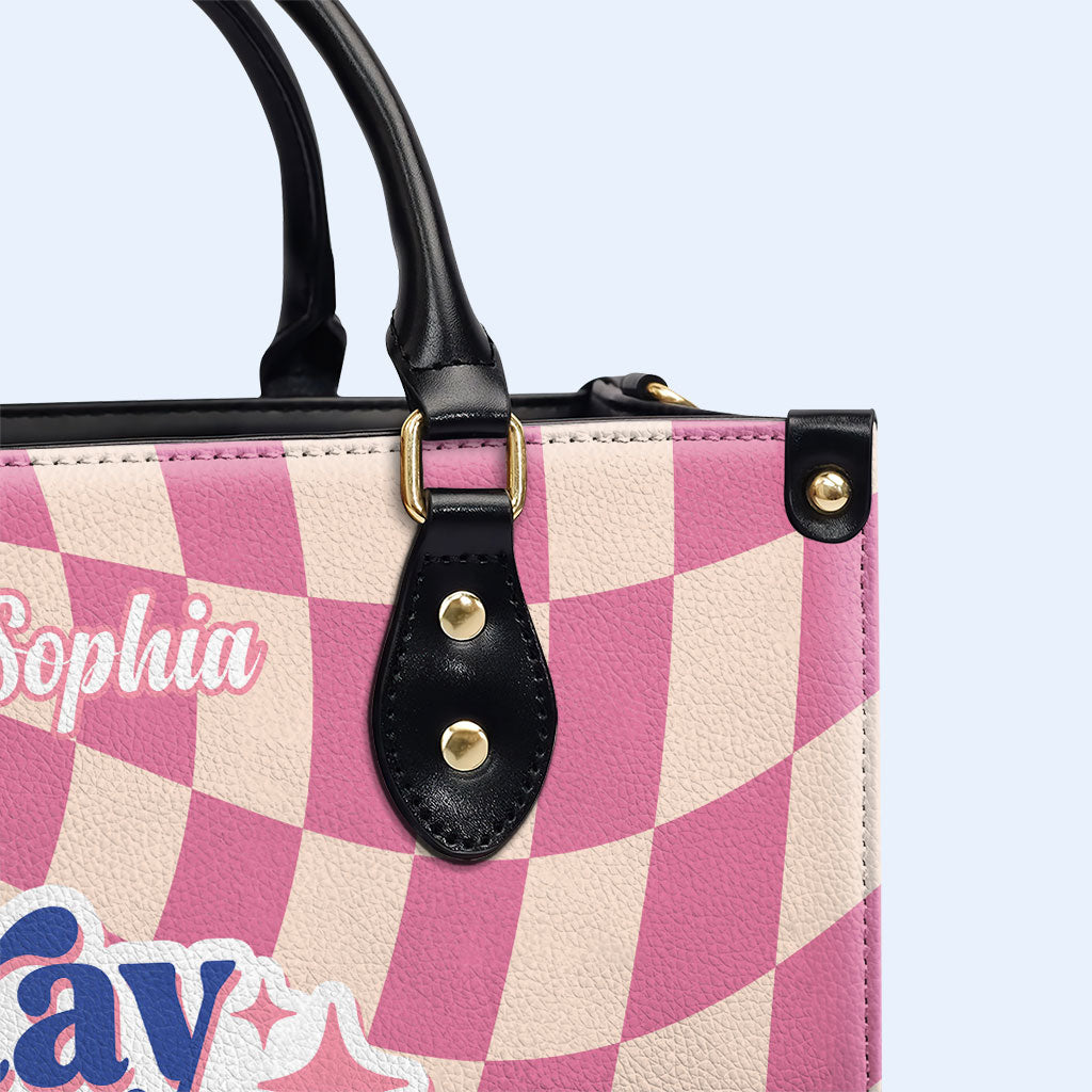 Choisissez votre style - Mujer Fuerte - Sac à main en cuir personnalisé - HG56