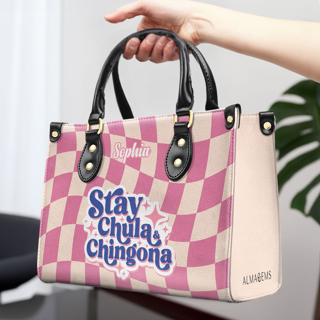 Choisissez votre style - Mujer Fuerte - Sac à main en cuir personnalisé - HG56