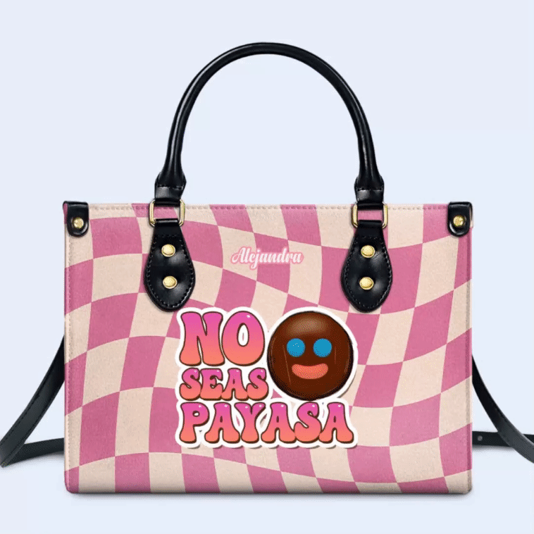 Choisissez votre style - Mujer Fuerte - Sac à main en cuir personnalisé - HG56