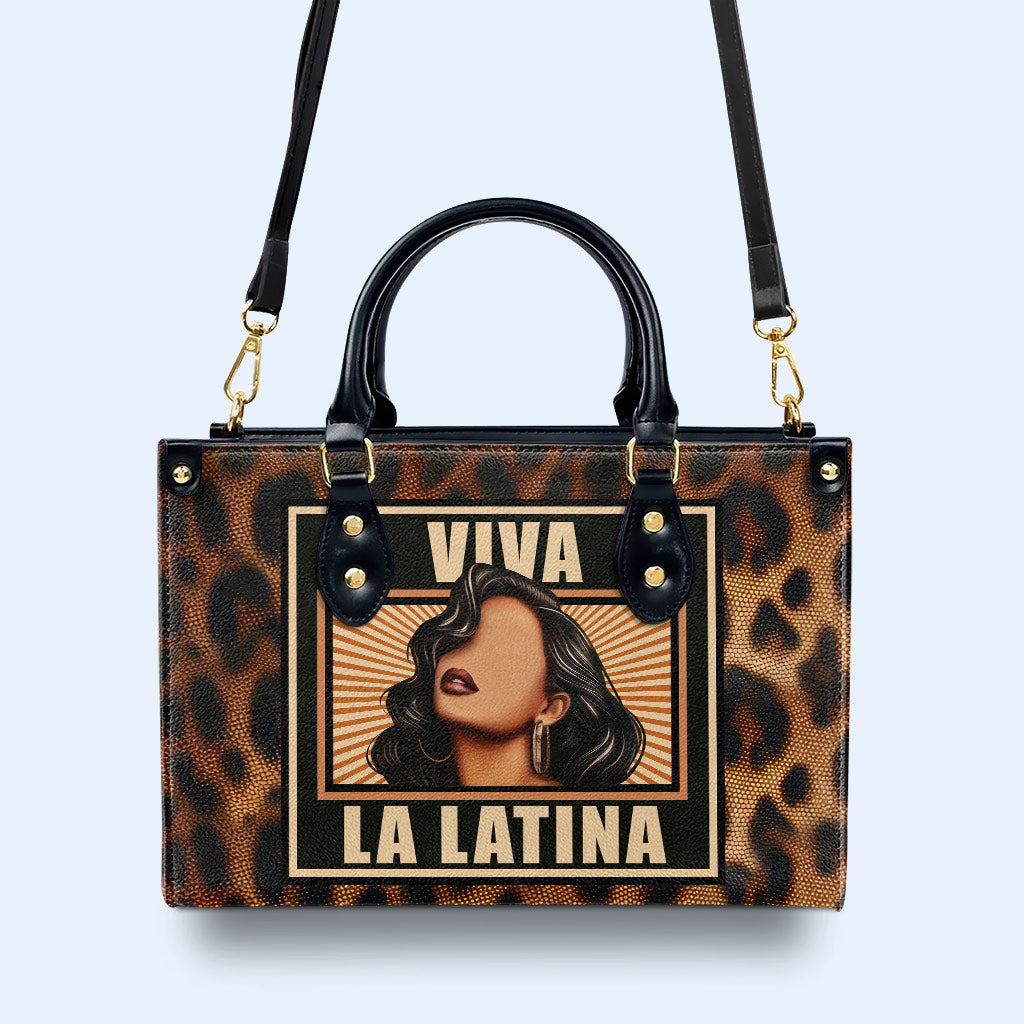 Viva La Latina - Bolso de mano de piel personalizado - HG61