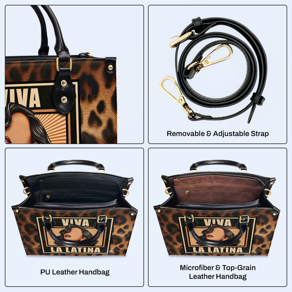 Viva La Latina - Bolso de mano de piel personalizado - HG61
