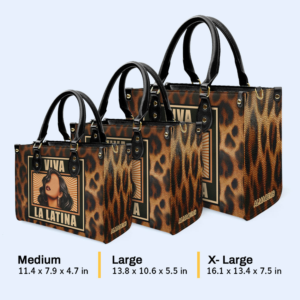 Viva La Latina - Bolso de mano de piel personalizado - HG61