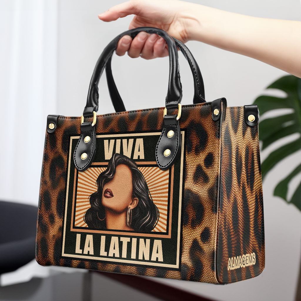 Viva La Latina - Bolso de mano de piel personalizado - HG61