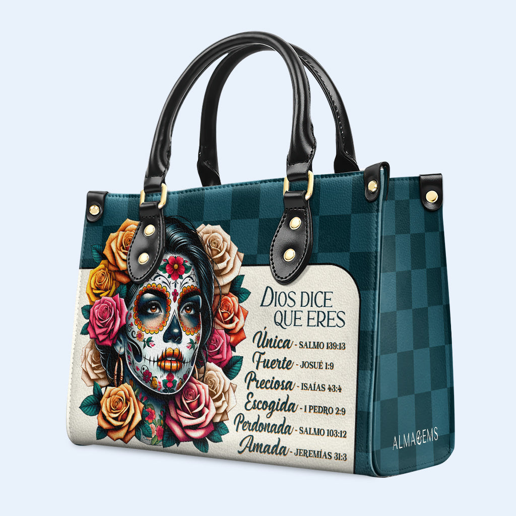 Dieu dit que tu es - Sac à main en cuir personnalisé - HG64