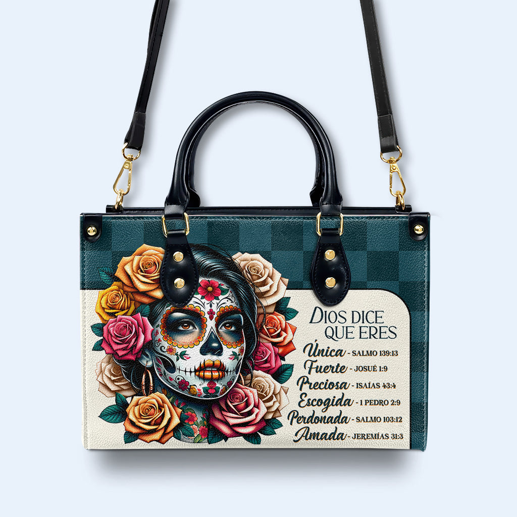 Dieu dit que tu es - Sac à main en cuir personnalisé - HG64