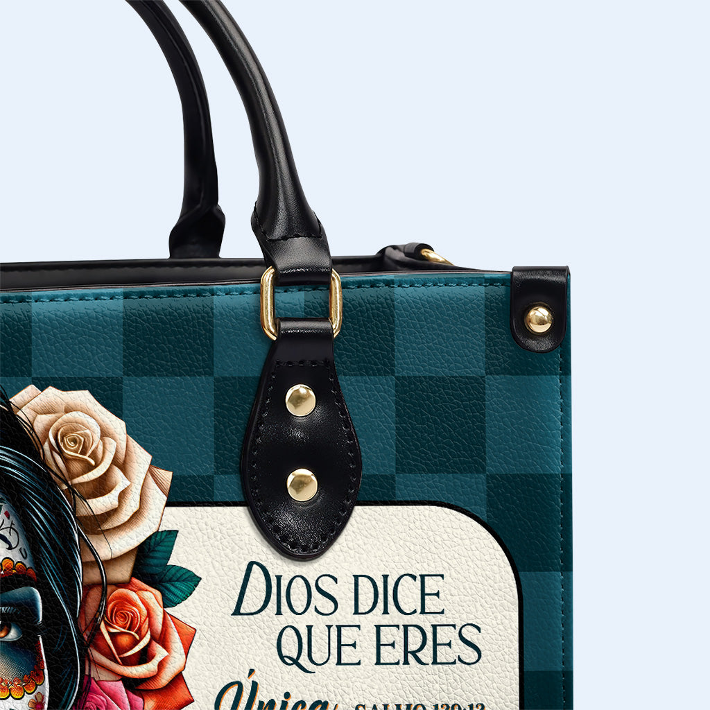 Dieu dit que tu es - Sac à main en cuir personnalisé - HG64