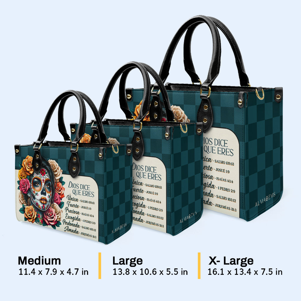 Dieu dit que tu es - Sac à main en cuir personnalisé - HG64