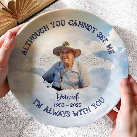 Although You Cannot See Me, Angel Wings And Clouds