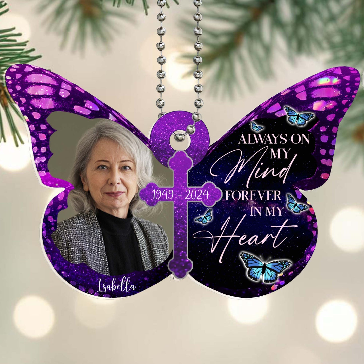 Always On My Mind Forever In My Heart Ornament
