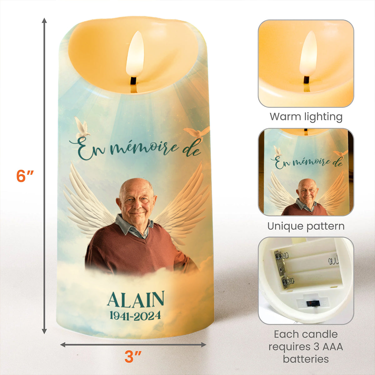 Light Up The Memories Together Forever Candle