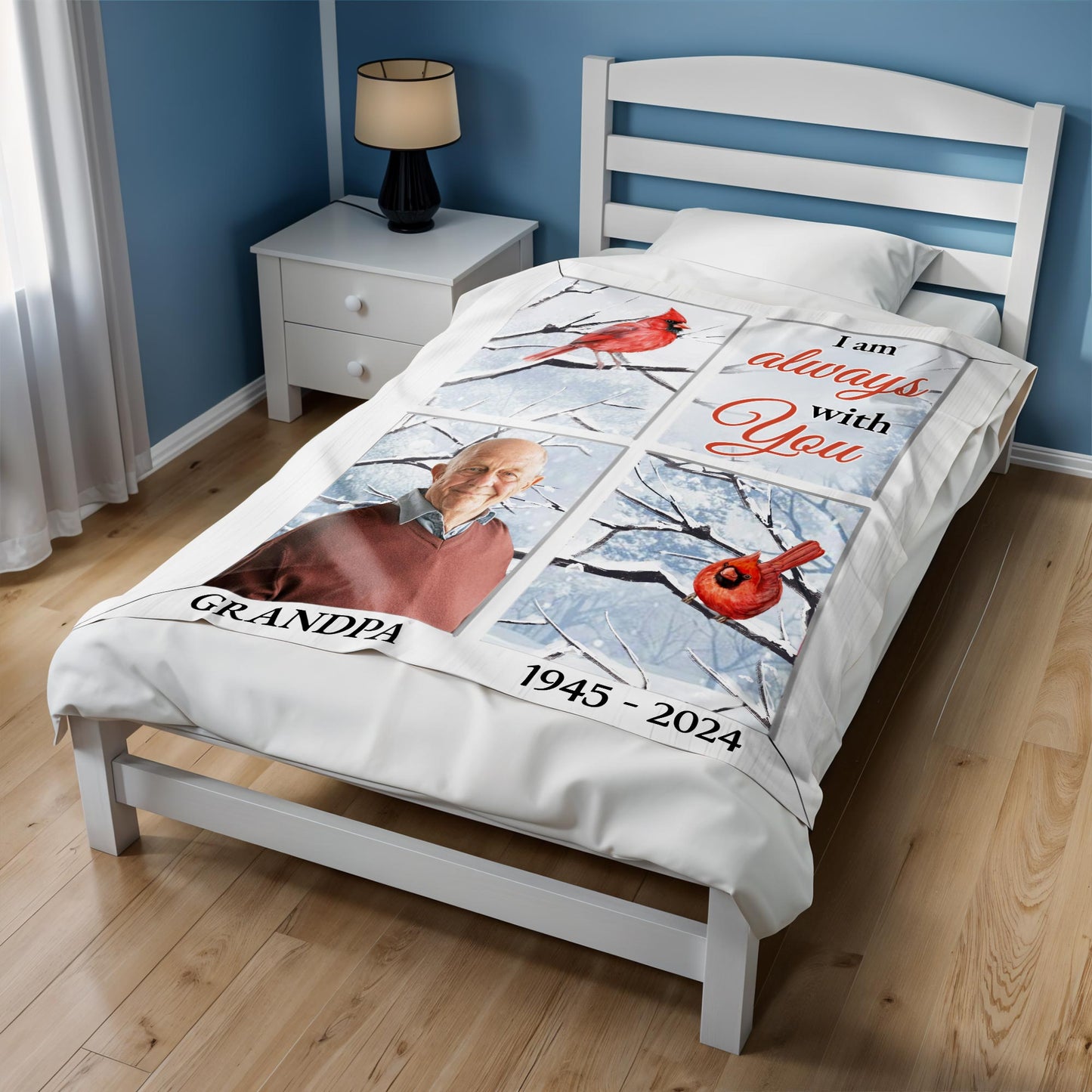 I Am Always With You Red Cardinal Design