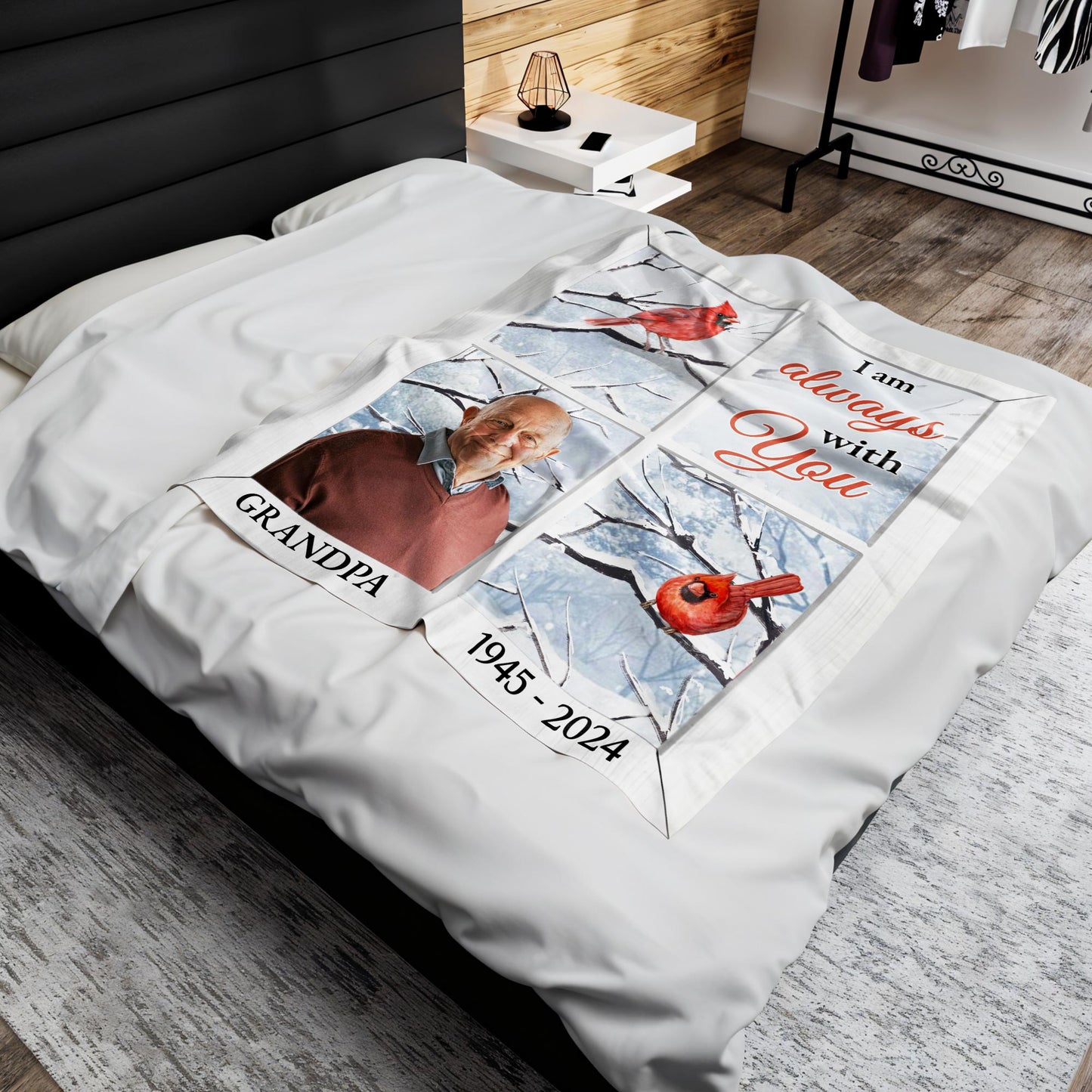 I Am Always With You Red Cardinal Design