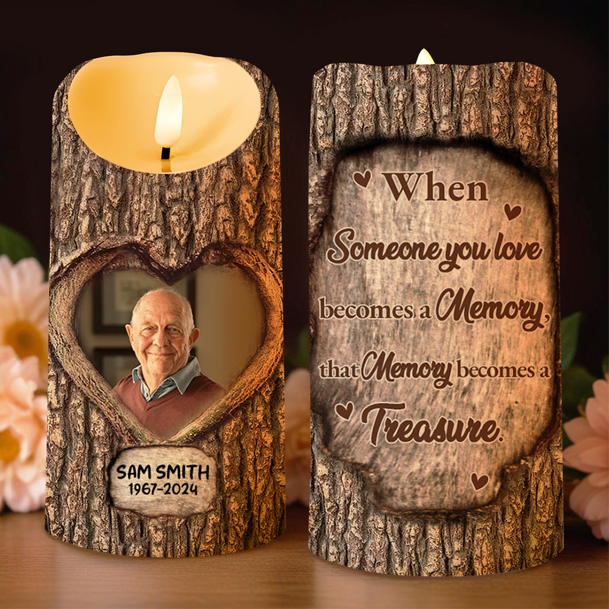 When Someone You Love Becomes a Memory Treasure Candle