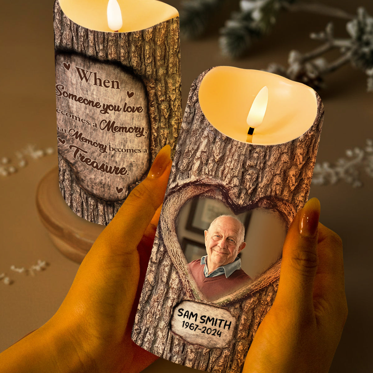When Someone You Love Becomes a Memory Treasure Candle