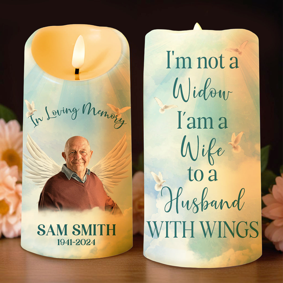In Loving Memory, A Wife To A Husband With Wings
