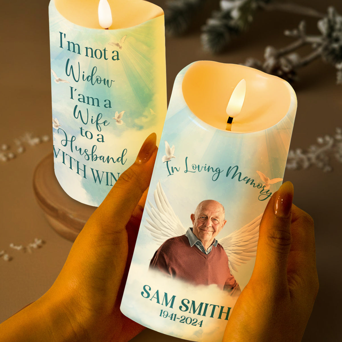 In Loving Memory, A Wife To A Husband With Wings