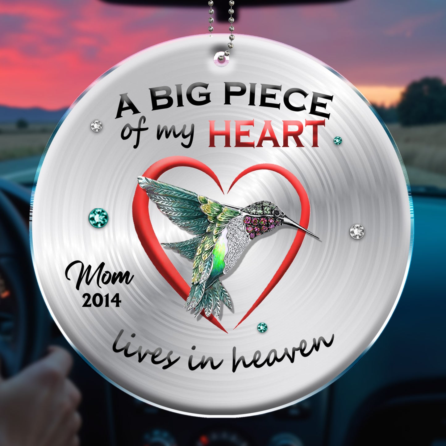 Big Piece Of My Heart In Heaven With Hummingbirds