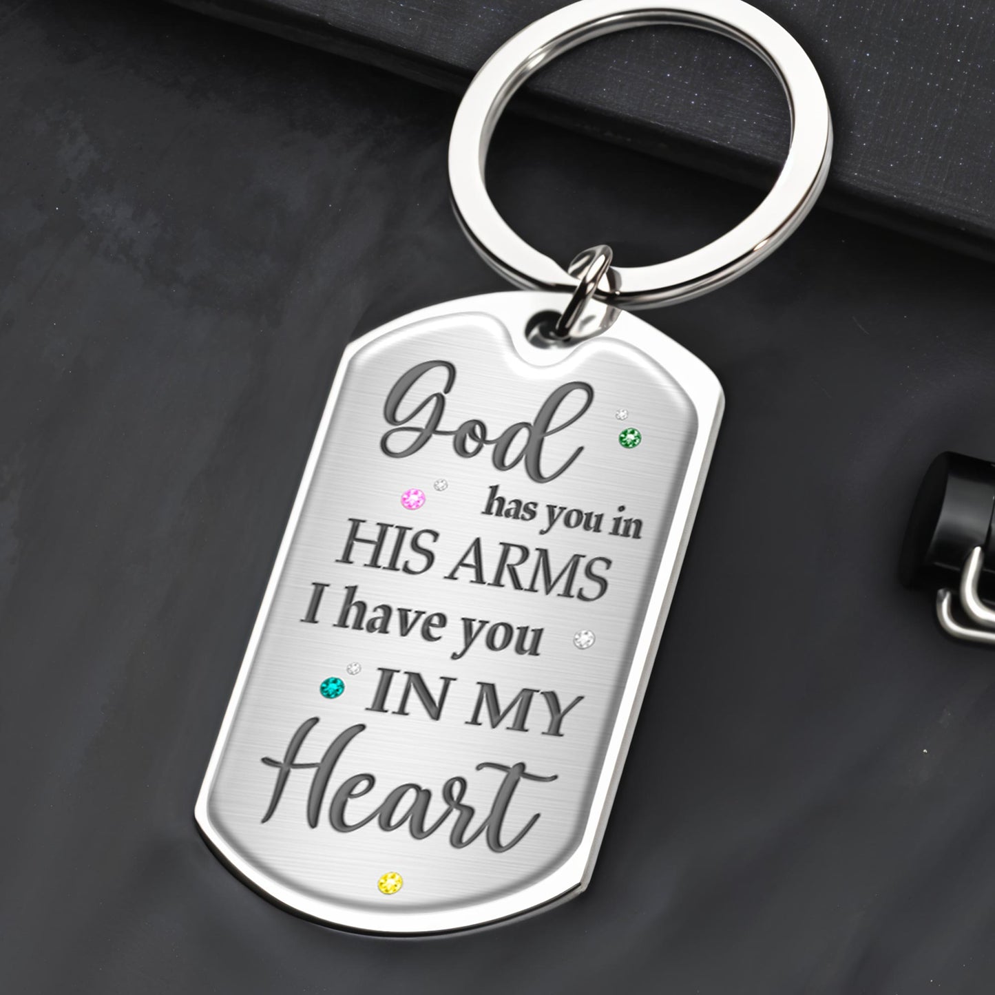 God Has You In His Arms, I Have You In My Heart With Hummingbird Design