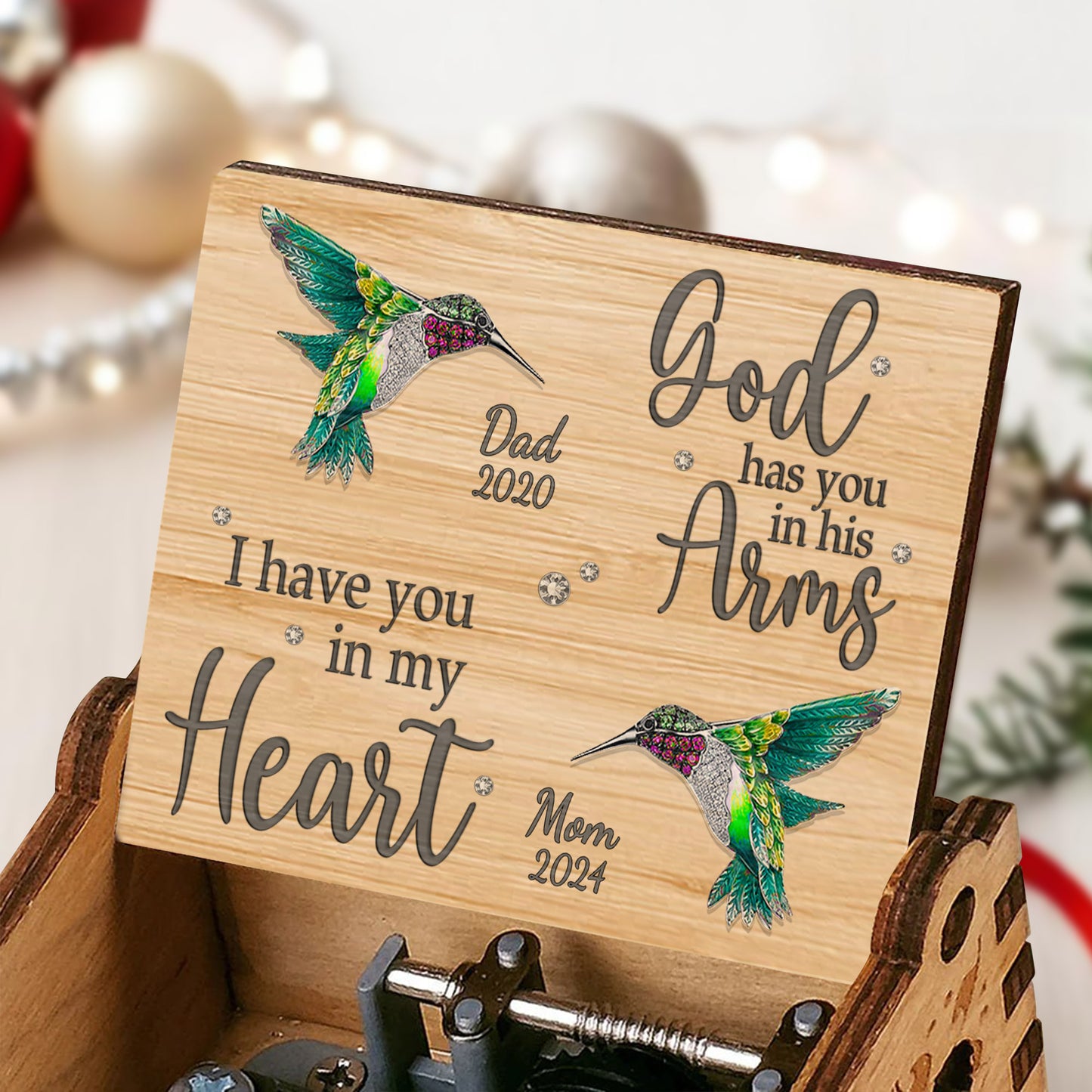 God Has You In His Arms I Have You In My Heart With Hummingbirds