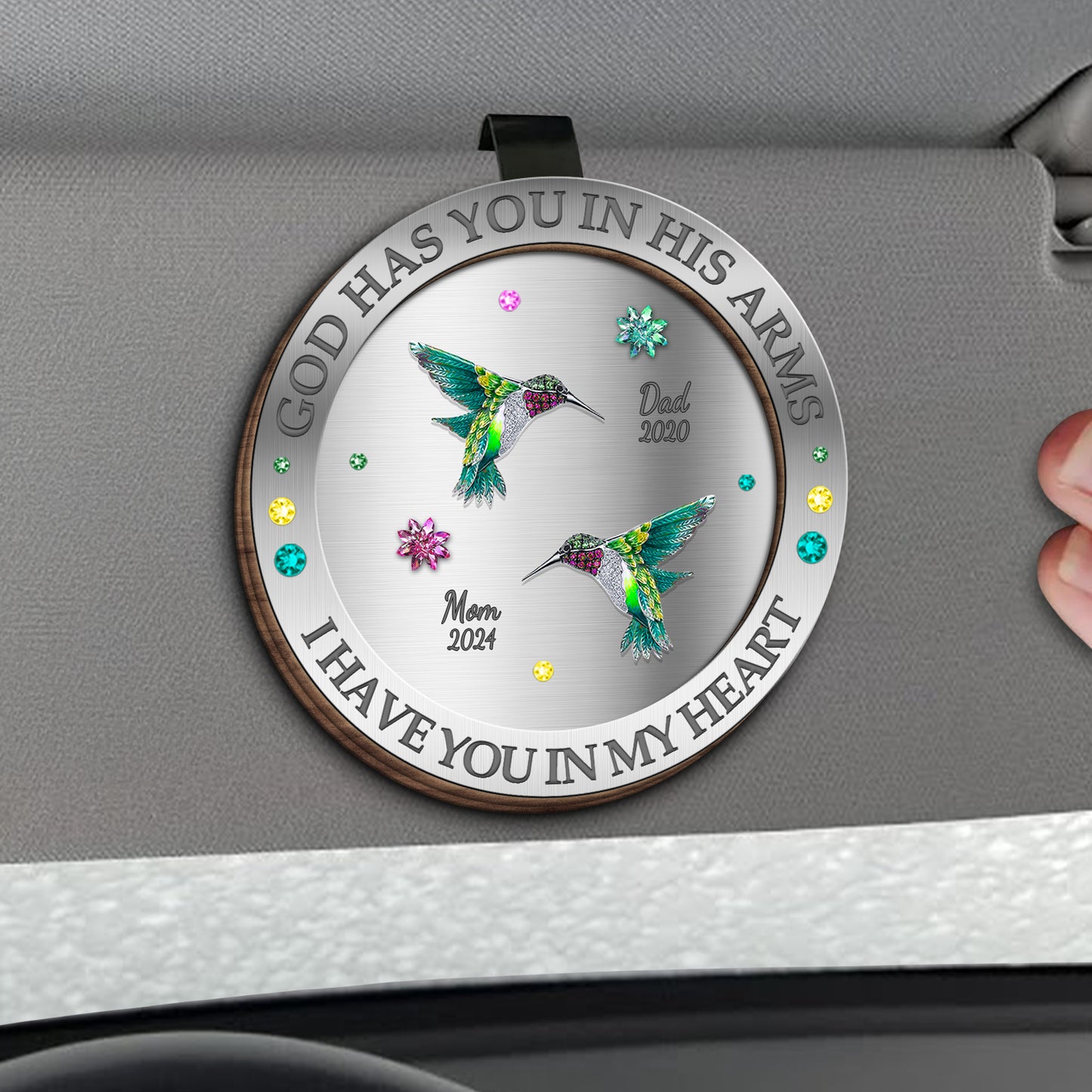 God Has You In His Arms, I Have You In My Heart With Hummingbirds
