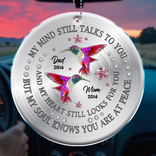 My Mind Still Talks to You, Heart Searches for Peace Ornament