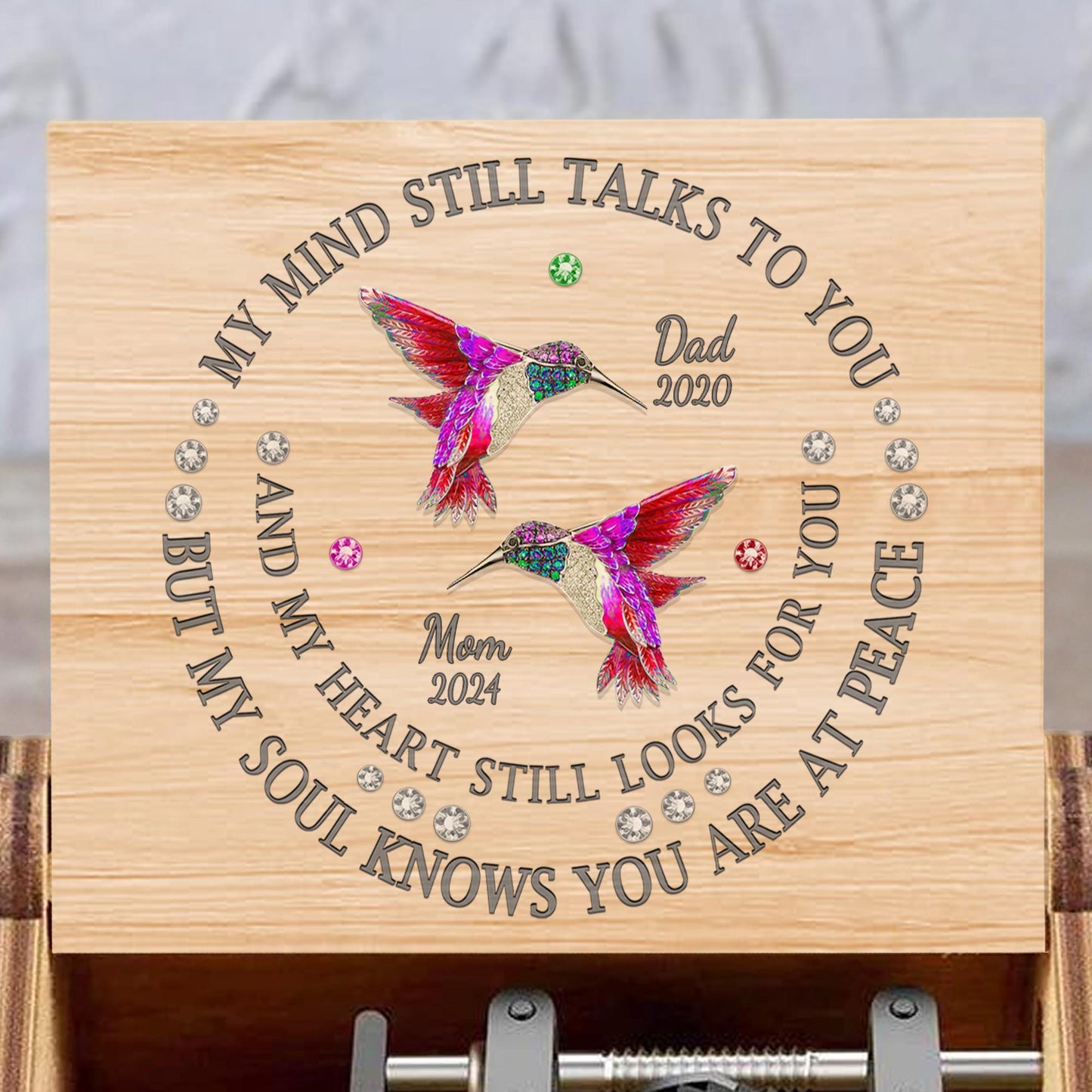 My Mind Still Talks To You, Hummingbirds Peace Custom Music Box