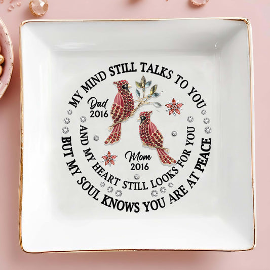 Heartfelt Memorial Message With Birds And Flowers