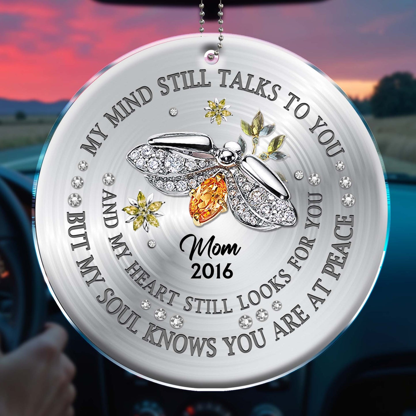 My Mind Still Talks To You Dragonfly Jewel Design