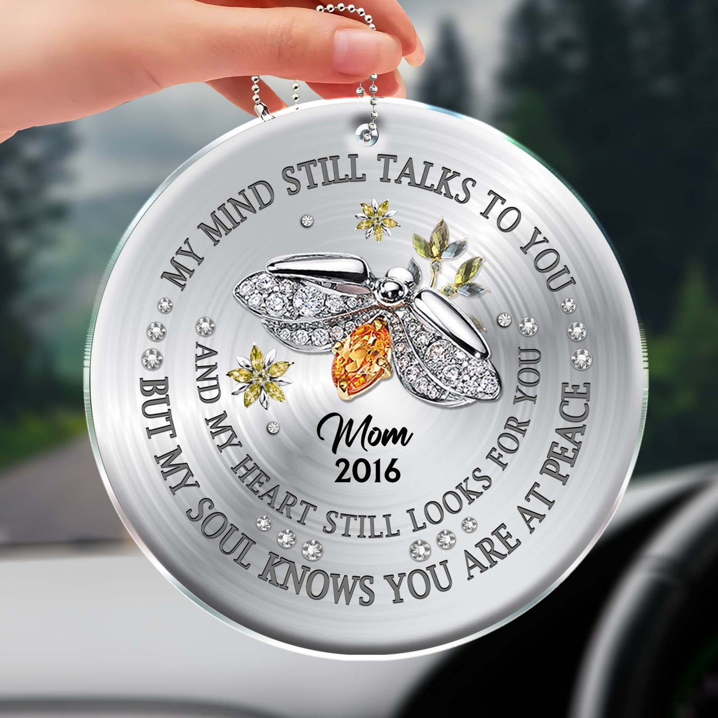 My Mind Still Talks To You Dragonfly Jewel Design