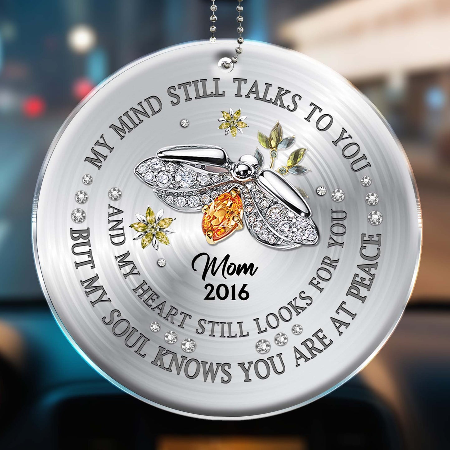 My Mind Still Talks To You Dragonfly Jewel Design