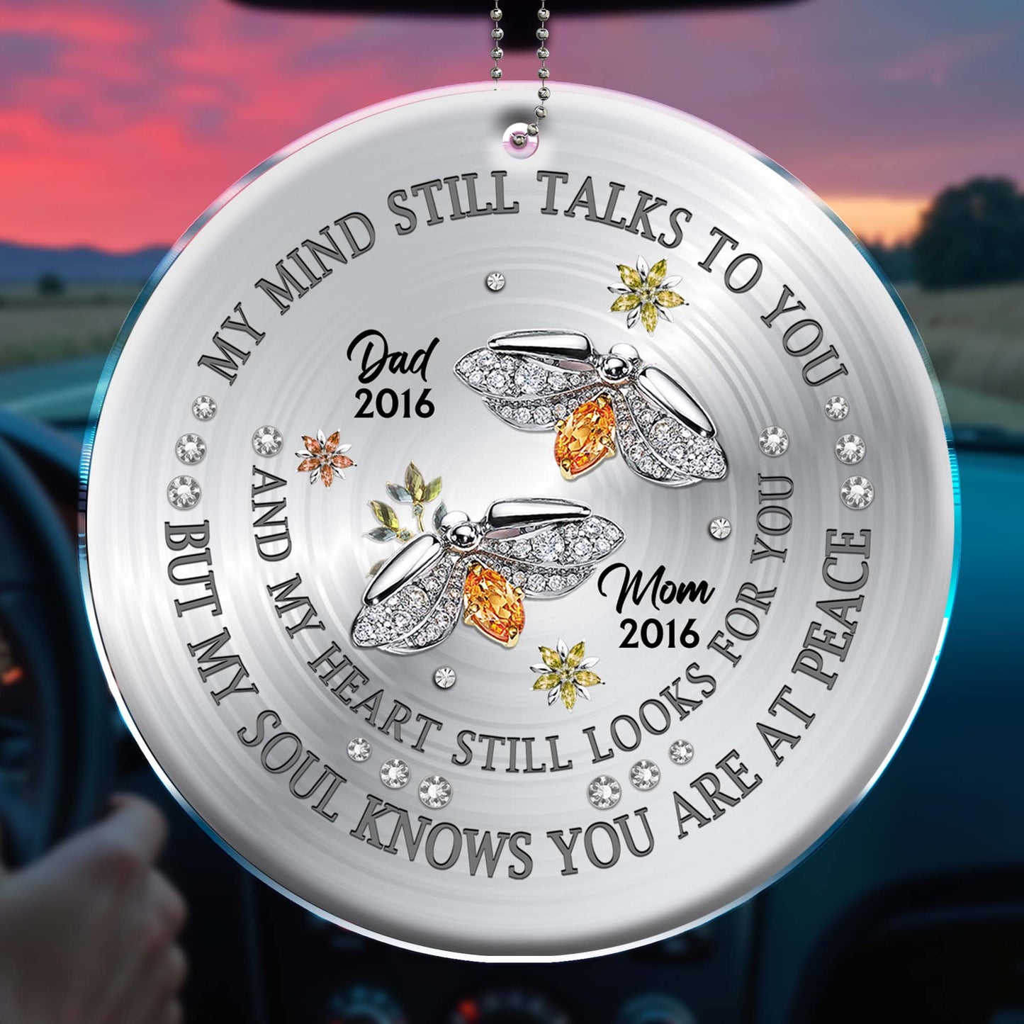 My Mind Still Talks To You Dragonfly Jewel Design