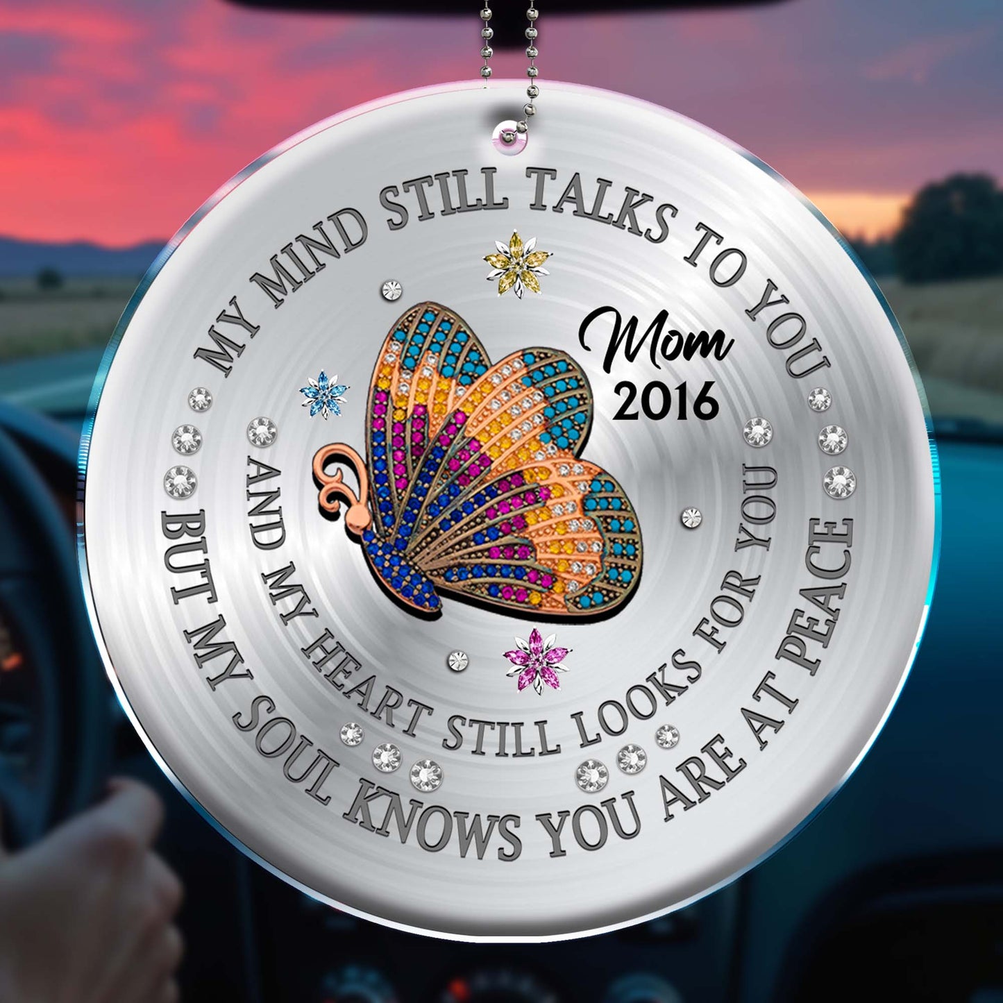 Butterfly Memorial Ornament for Loved Ones