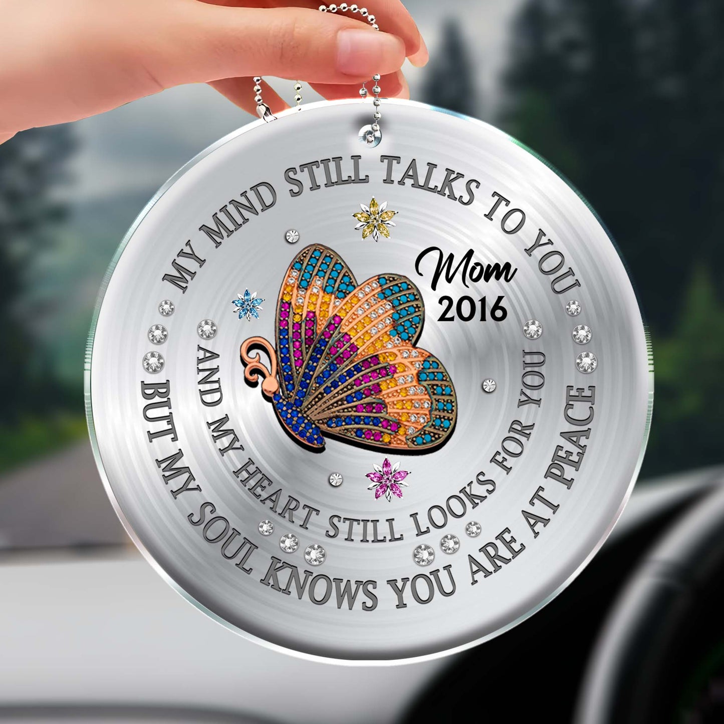 Butterfly Memorial Ornament for Loved Ones
