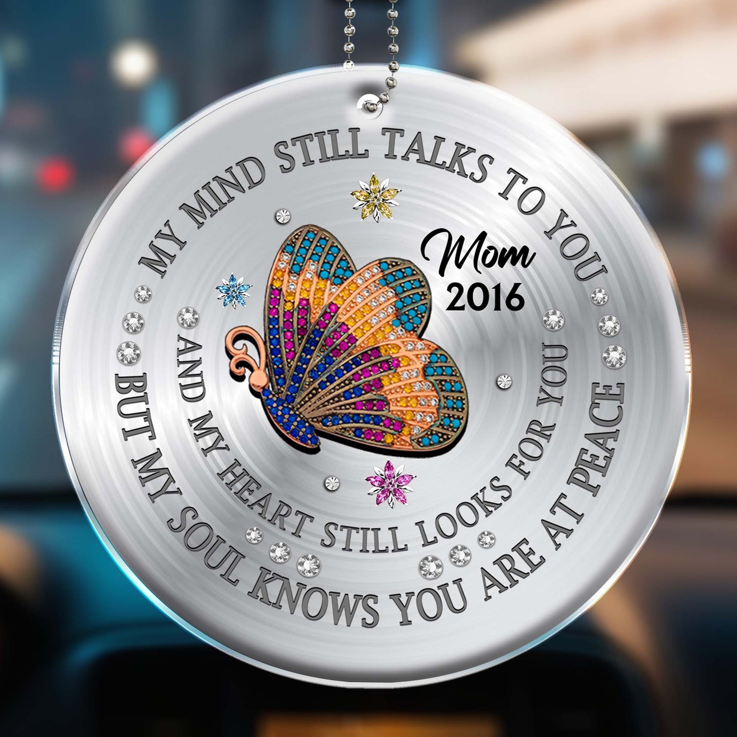 Butterfly Memorial Ornament for Loved Ones