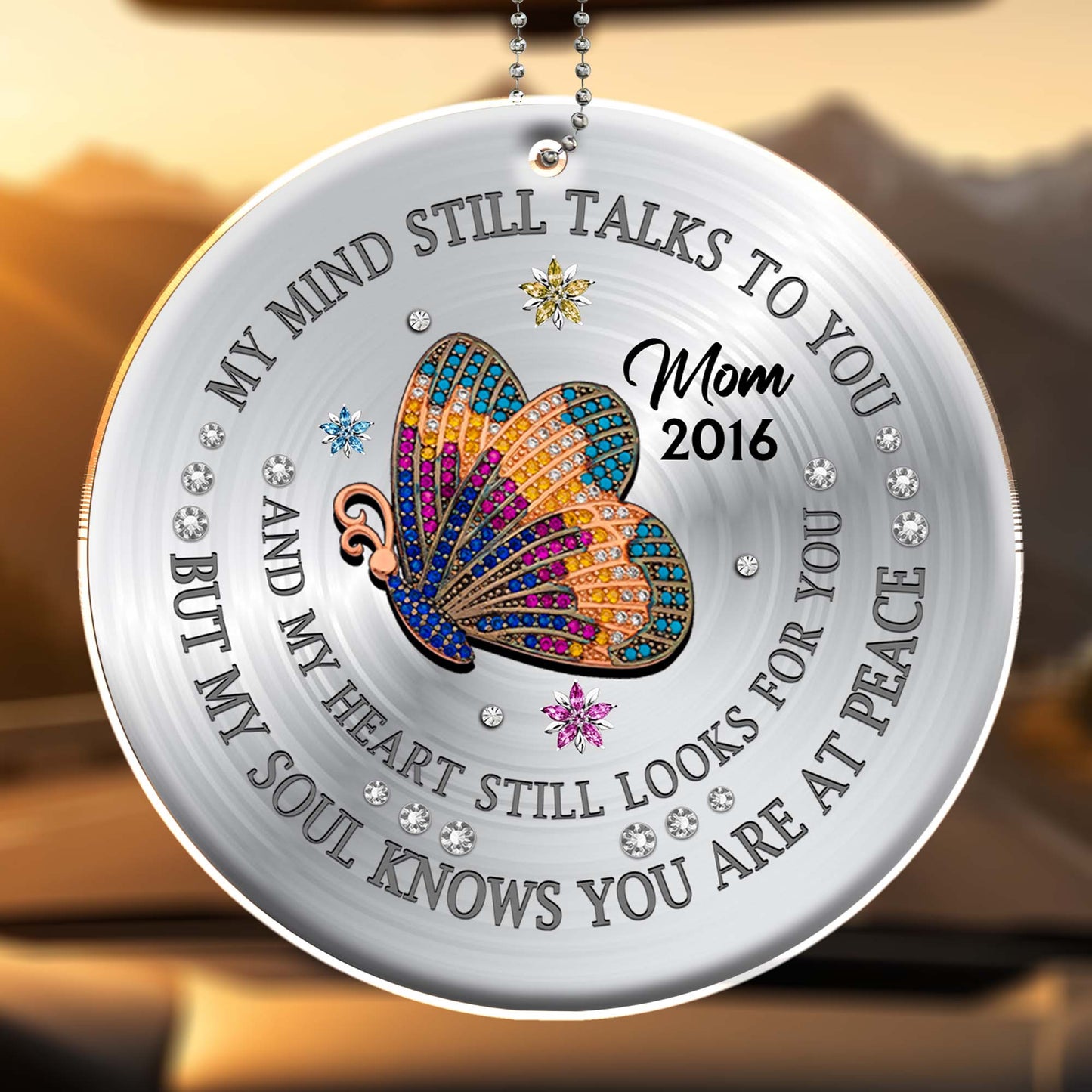 Butterfly Memorial Ornament for Loved Ones