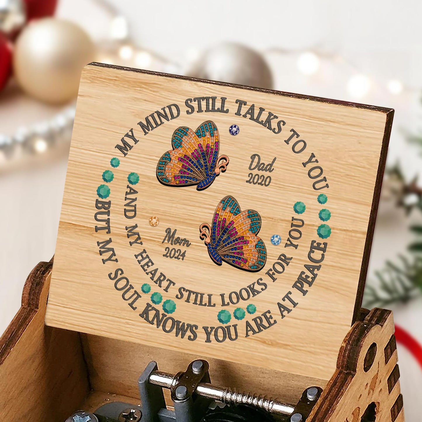 Soulful Memorial Butterflies Peace Message