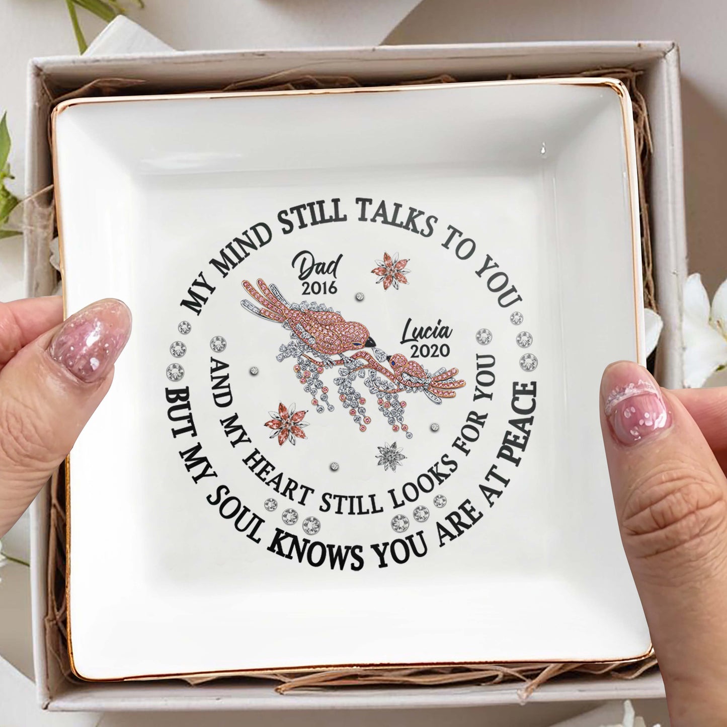 Comforting Memories Of Loved Ones With Lizard And Flowers