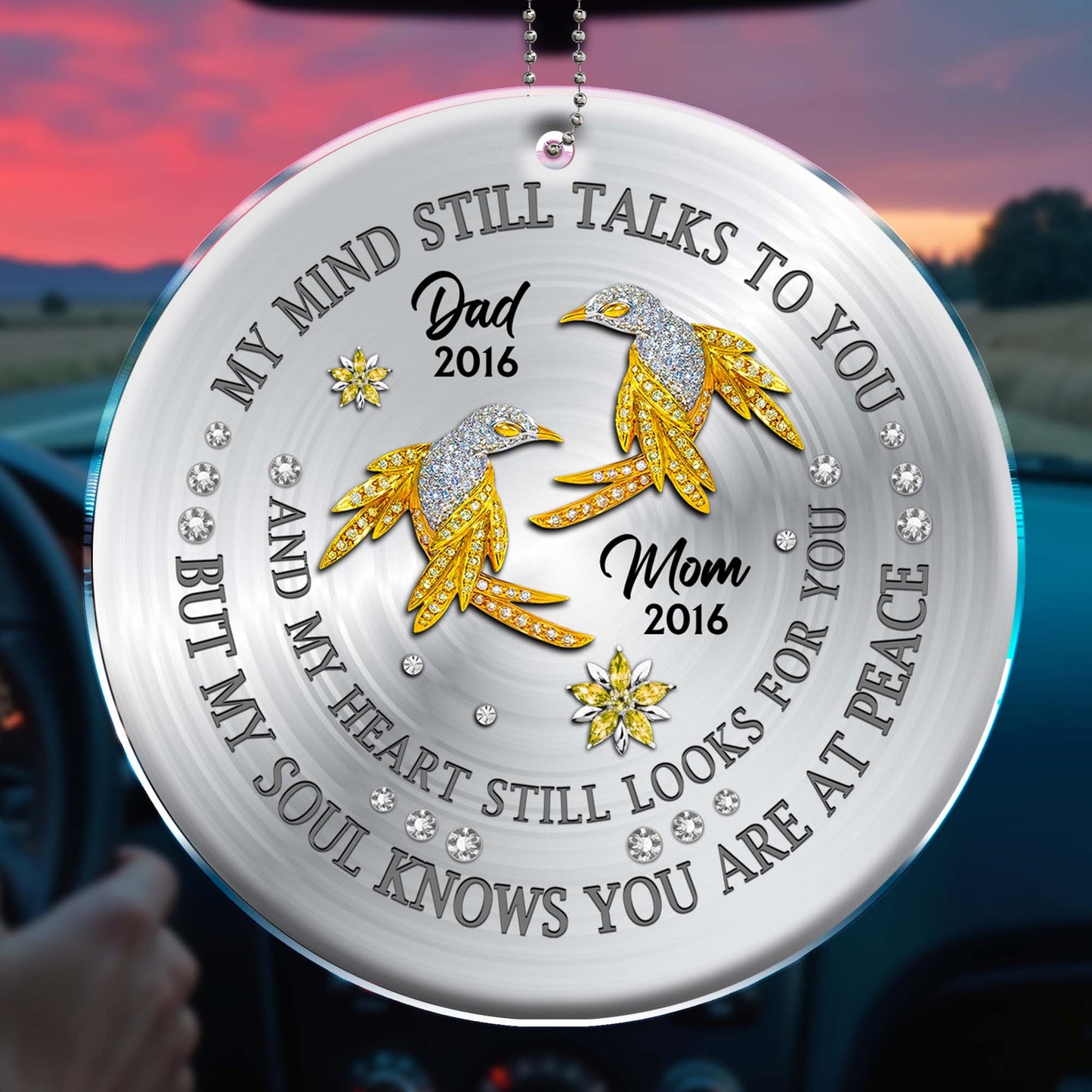 Soulful Remembrance With Doves And Flowers