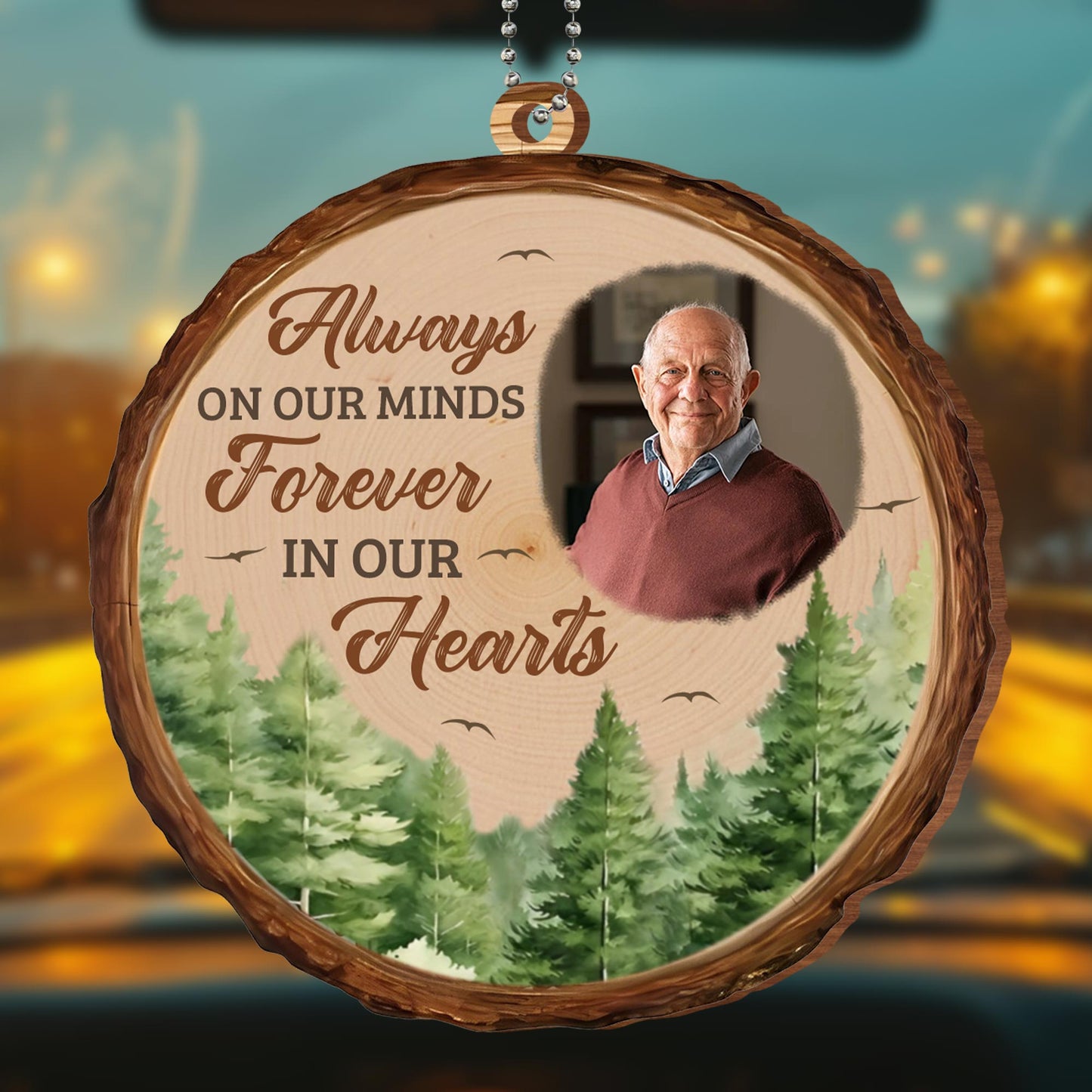 Always on Our Minds Forever in Our Hearts Memorial Ornament