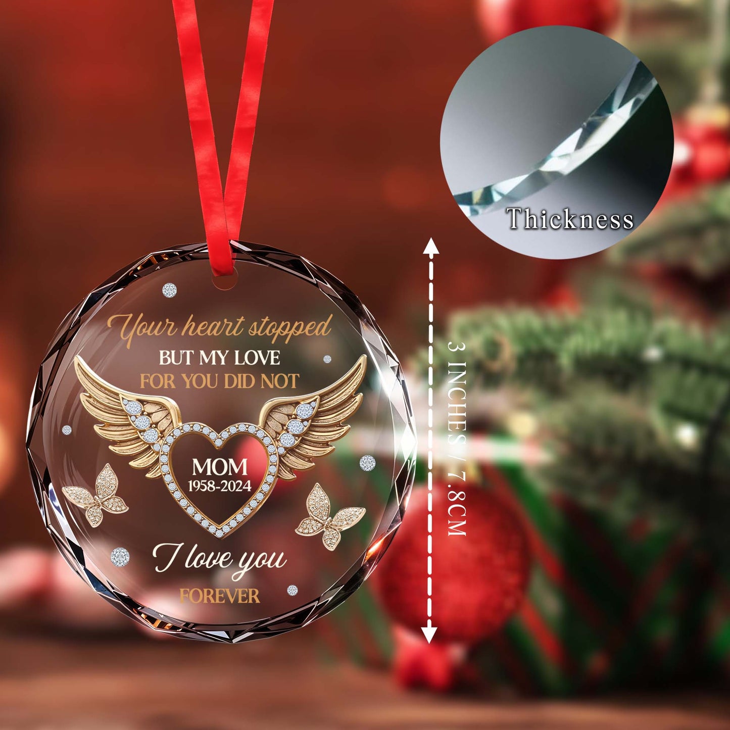 Love Forever Heart And Wings Memorial Tribute