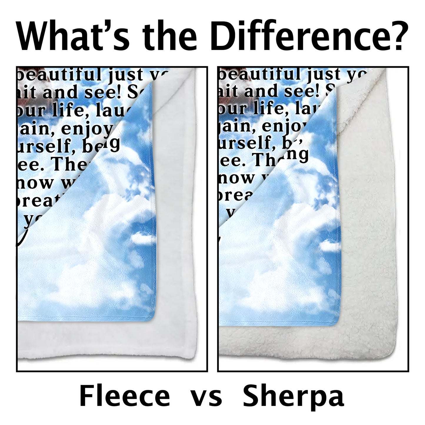 As I Sit In Heaven Clouds And Portrait Heartfelt Blanket