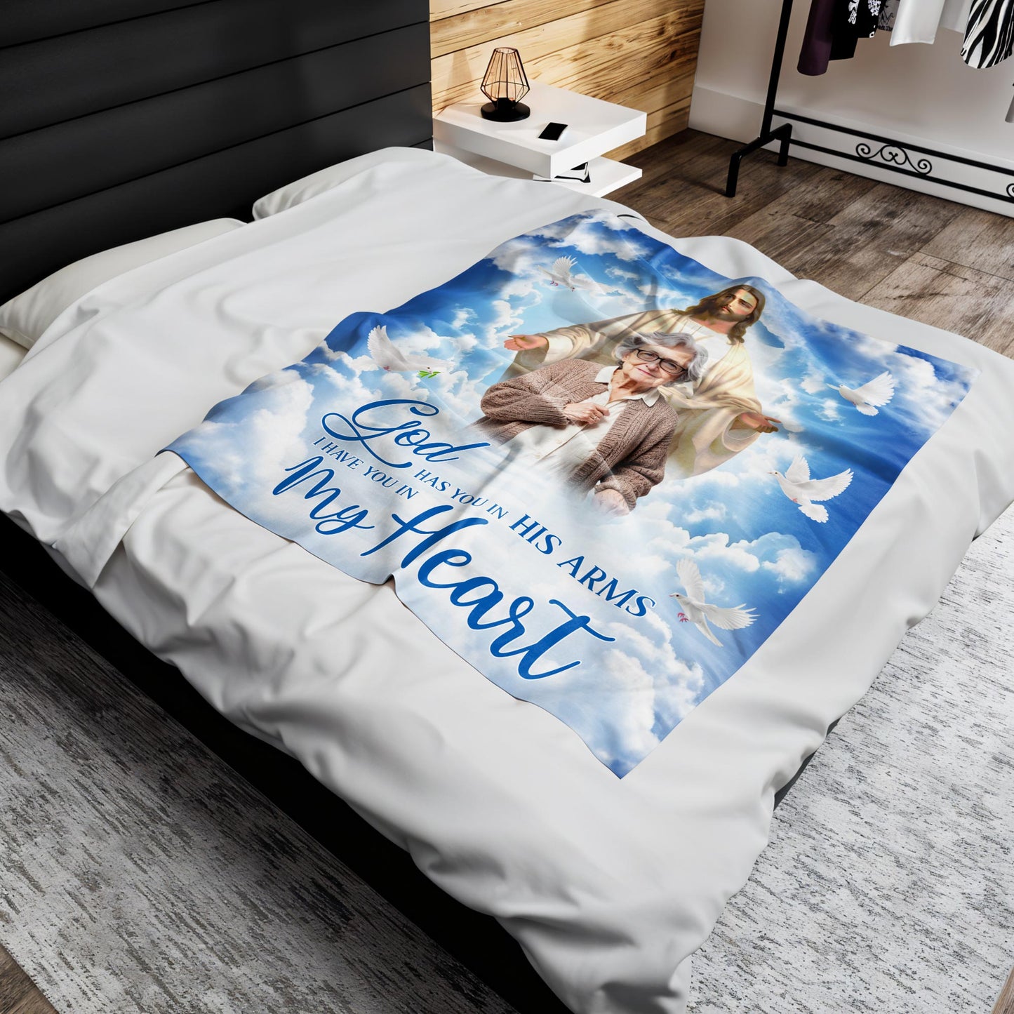 God Has You In His Arms, I Have You In My Heart Blanket