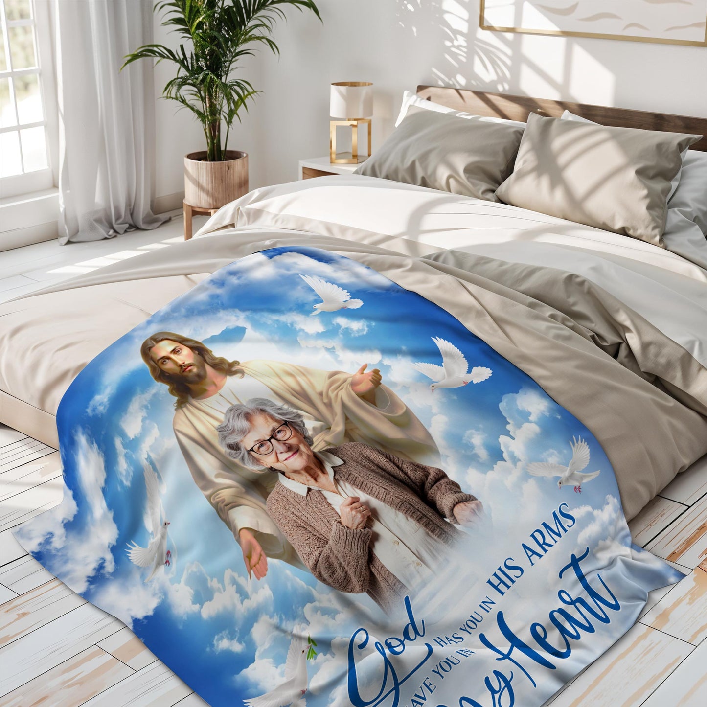 God Has You In His Arms, I Have You In My Heart Blanket