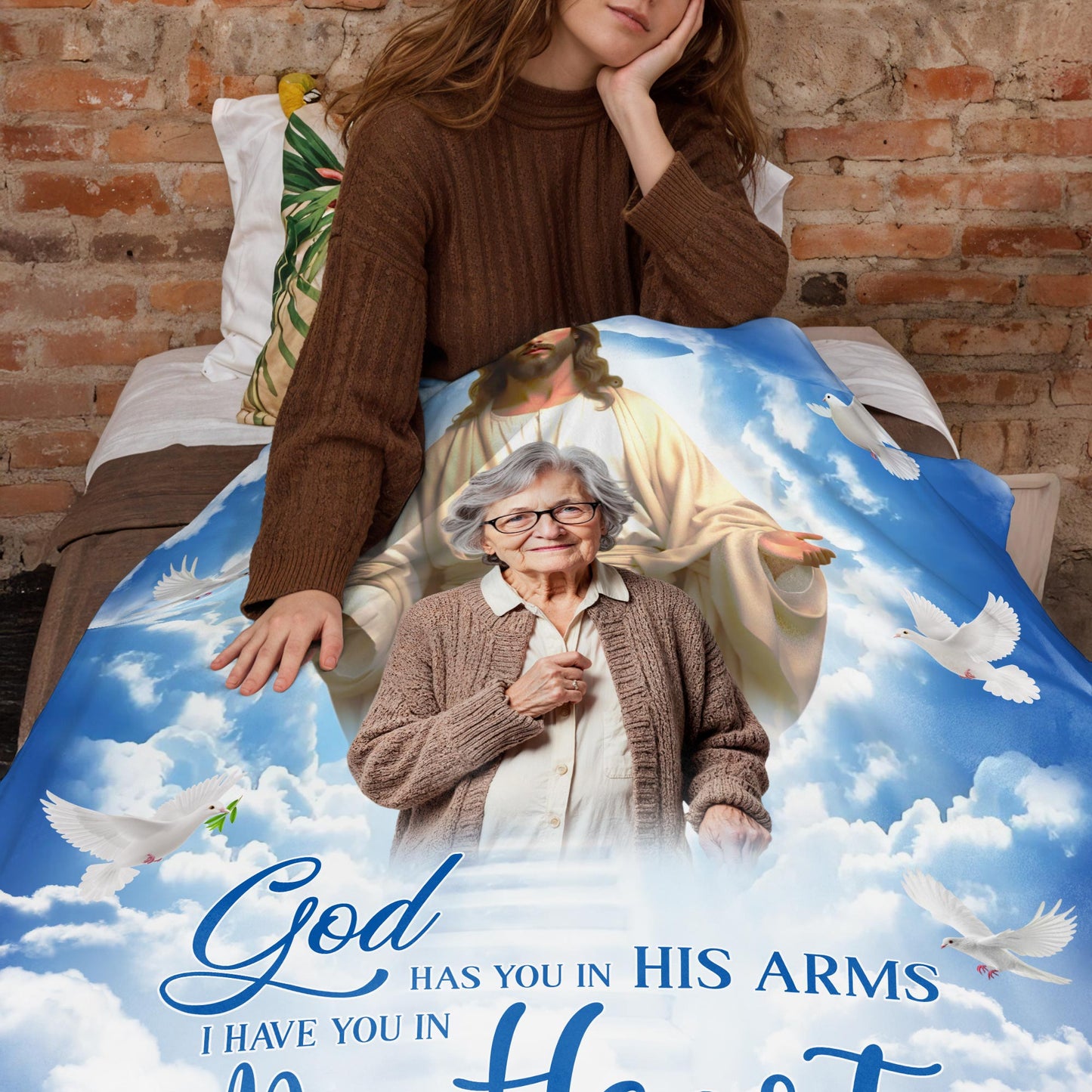 God Has You In His Arms, I Have You In My Heart Blanket